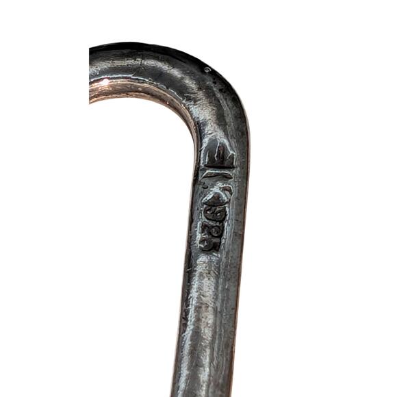 Signed Abalone Shell Chunks AB Crystal Sterling Beaded Toggle Clasp Bracelet - Picture 14 of 15